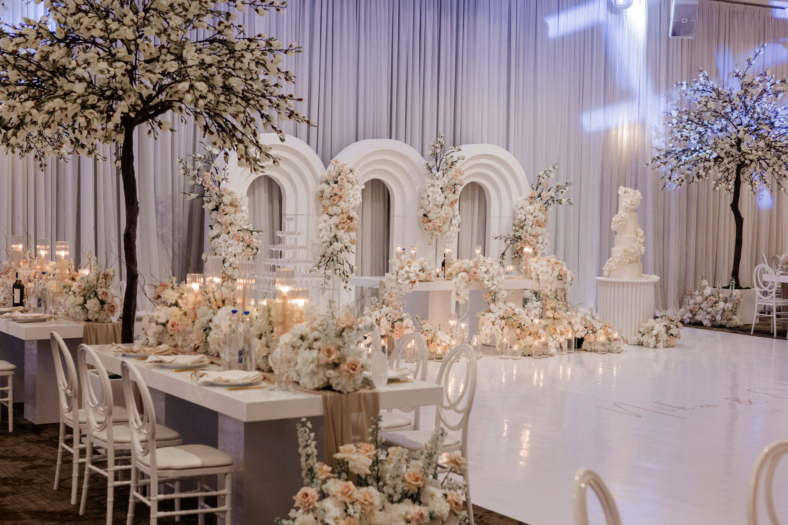 Wedding Venue Decoration with Lights