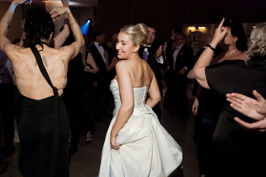 Ariana and Julian celebrating at The Pearle Hotel in Burlington, Ontario