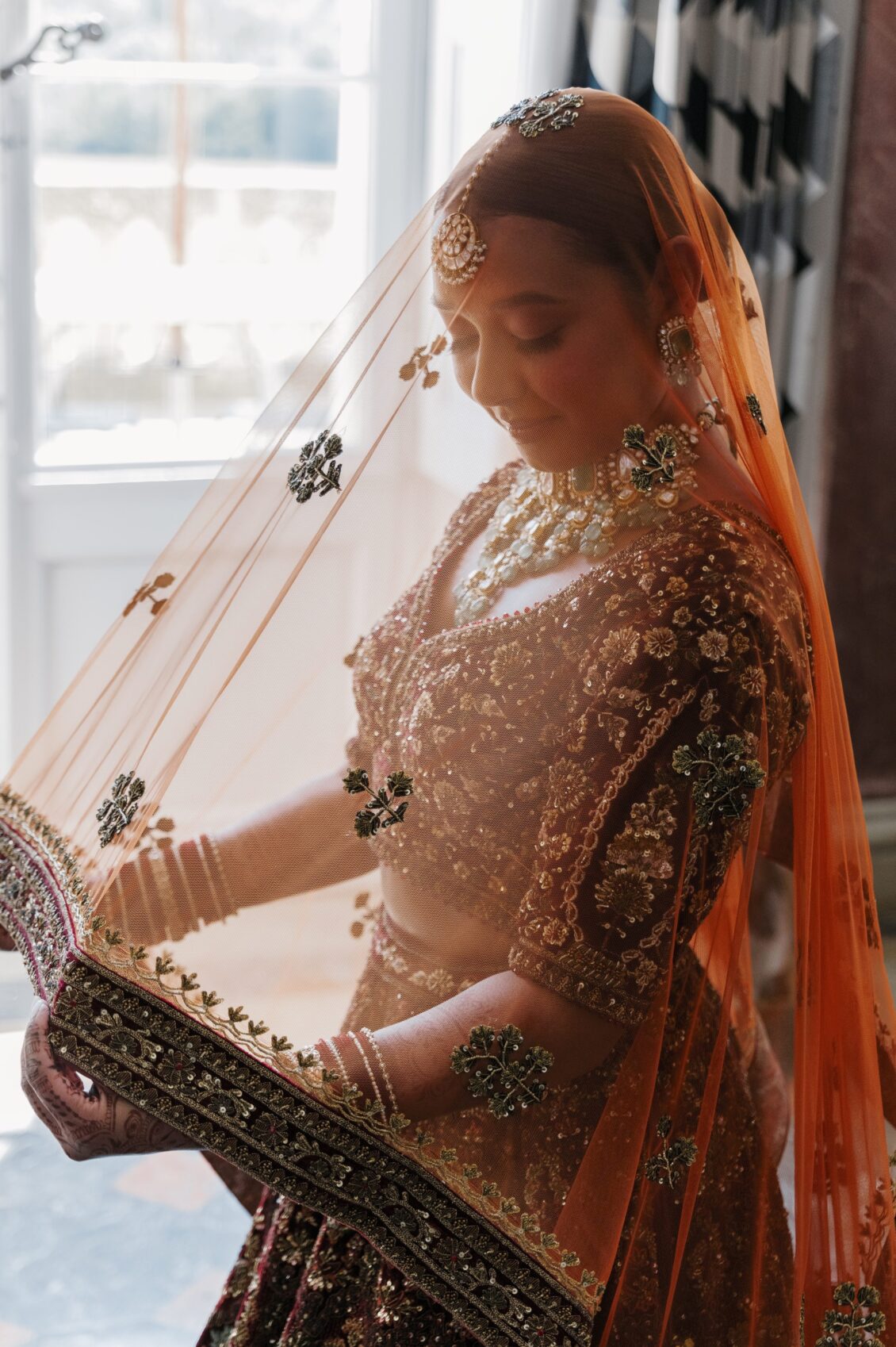 Wedding preparation at Brittney and Zeus’s Château Martinay celebration