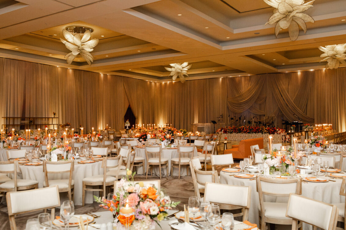 Genie and Stuart's reception design and details at The Ritz-Carlton, Toronto