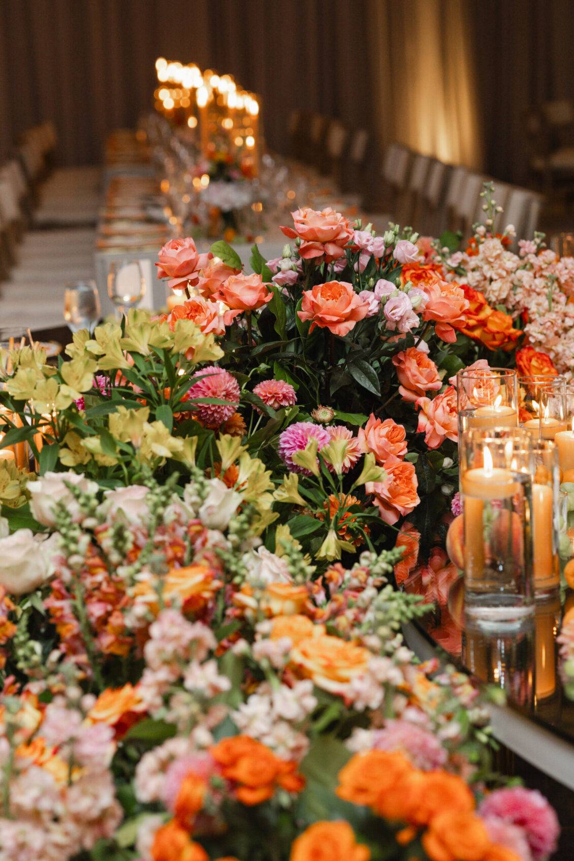 Genie and Stuart's reception design and details at The Ritz-Carlton, Toronto