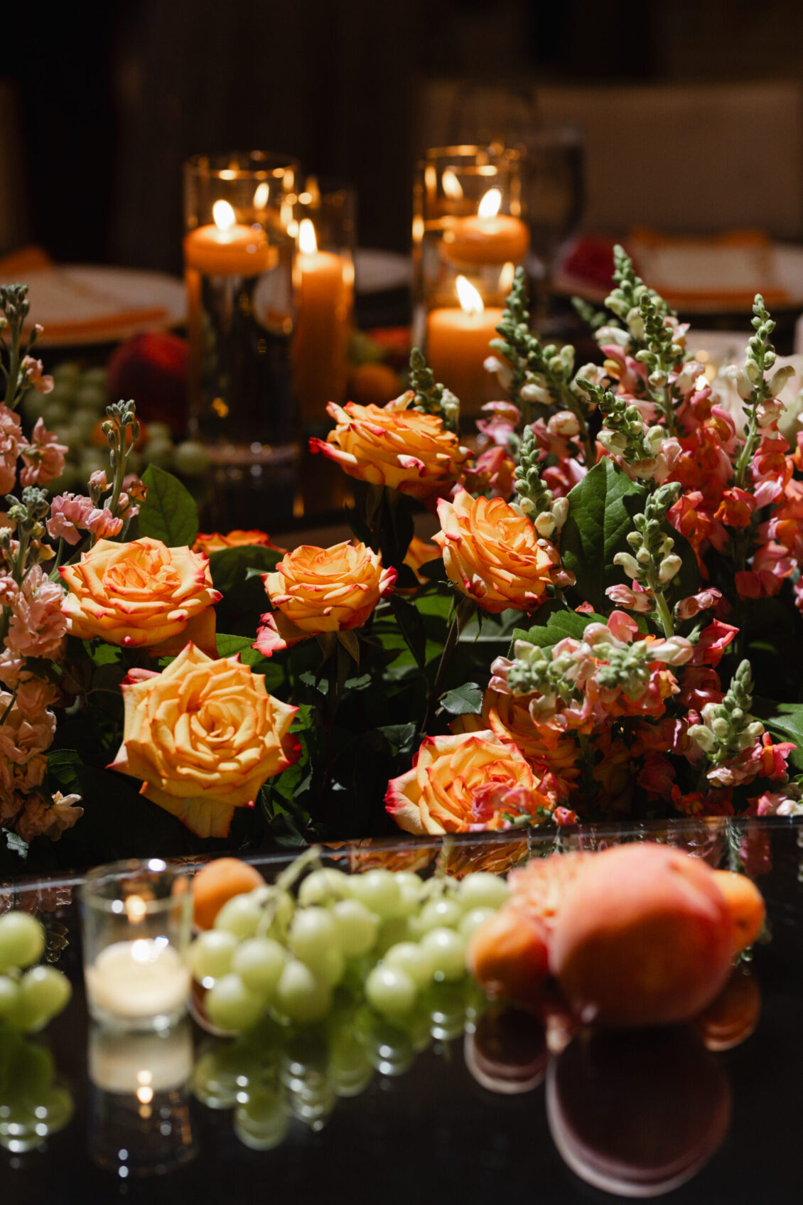 Genie and Stuart's reception design and details at The Ritz-Carlton, Toronto