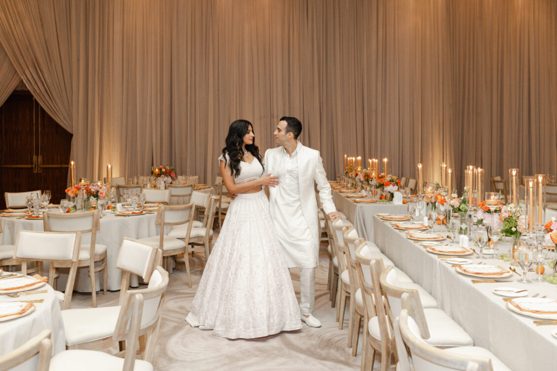 Genie and Stuart's reception portraits at The Ritz-Carlton, Toronto