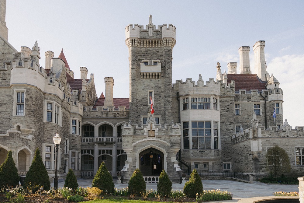 Casa Loma’s historic stone exterior in Toronto