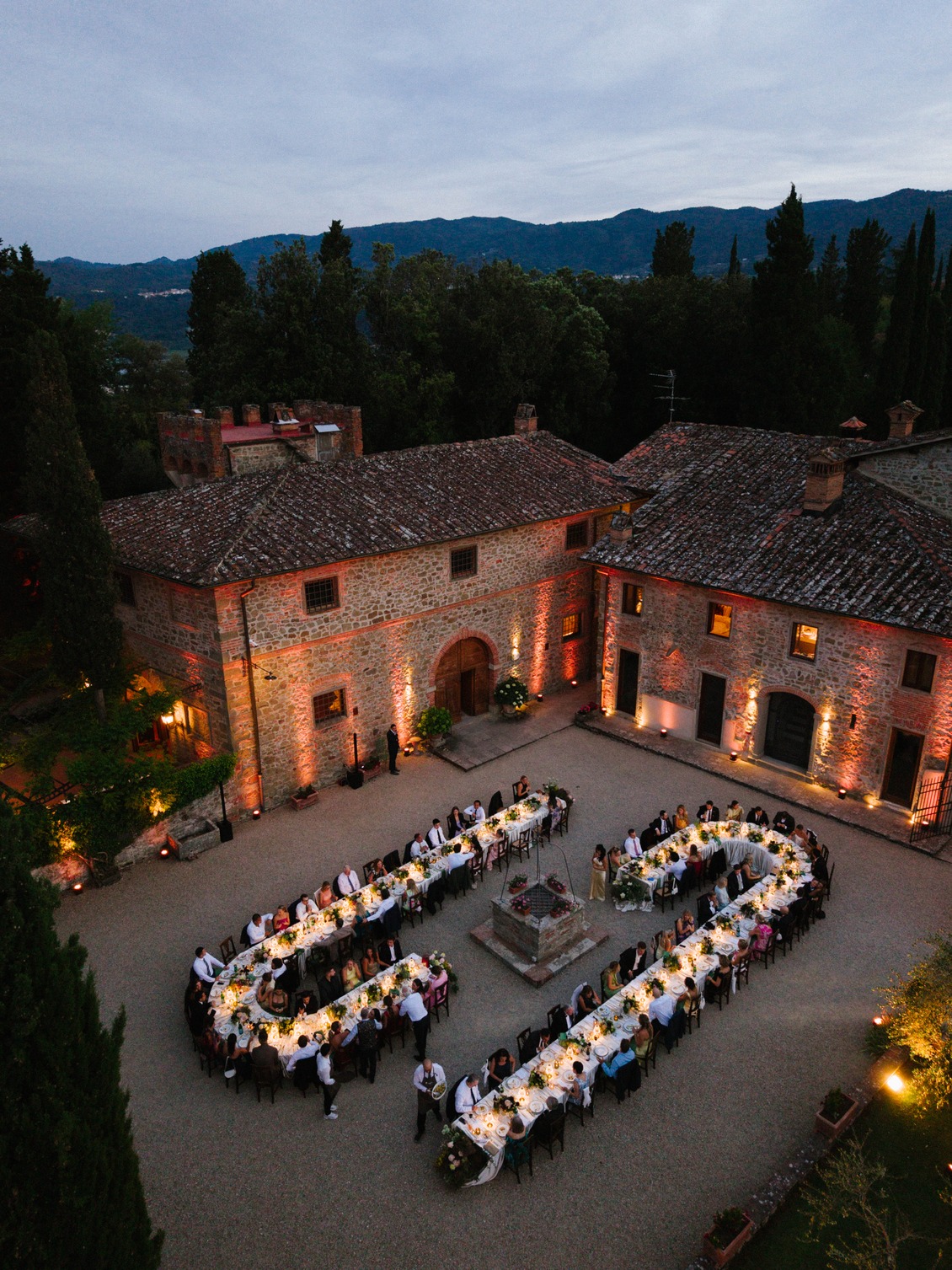 Caroline and Doug’s vintage-inspired Tuscany wedding at Villa Barberino