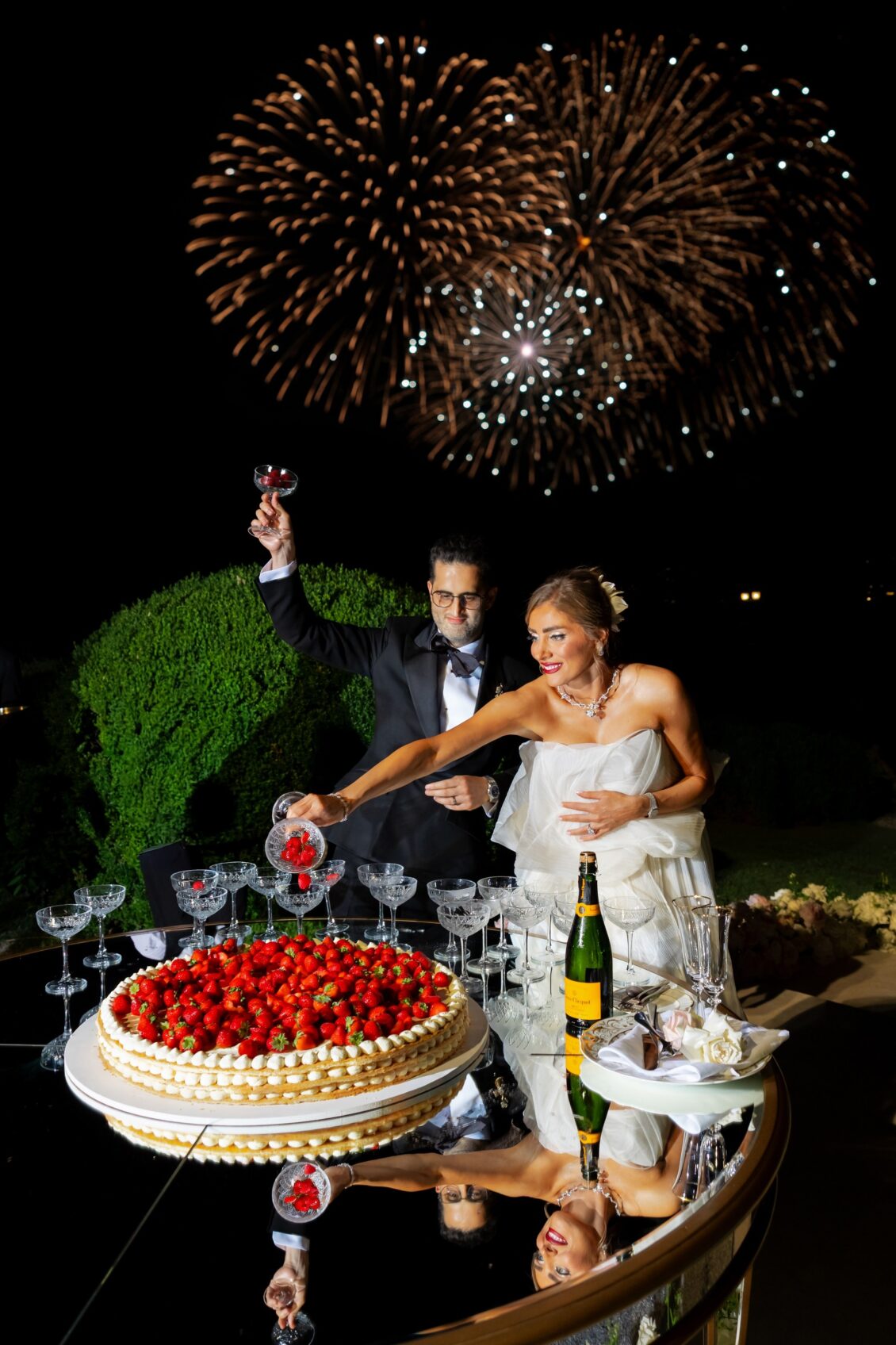 Mahsa and Bam wedding at Villa Erba on Lake Como — photograph 143 by Vlasta Weddings